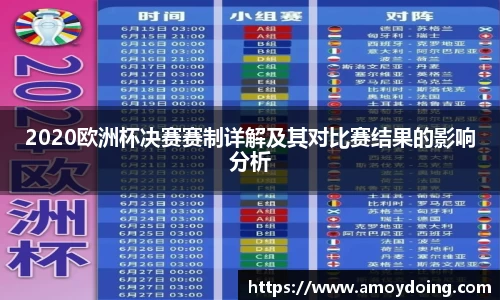 2020欧洲杯决赛赛制详解及其对比赛结果的影响分析